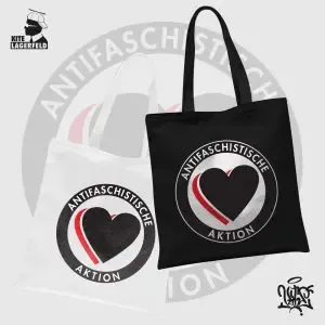 JUTEBEUTEL - ANTIFA HERZ